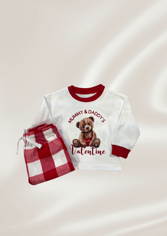Valentines Pyjamas | Custom Design | All Ages